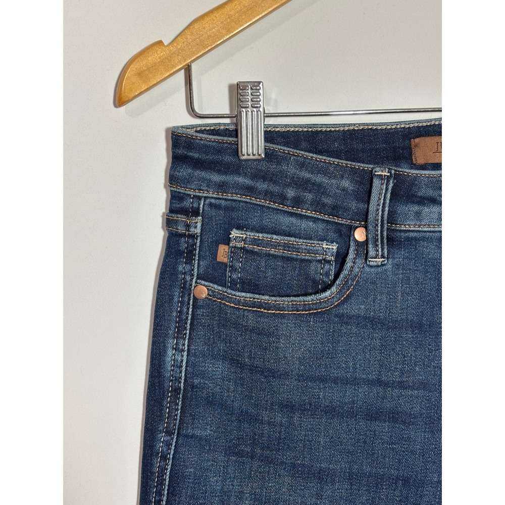 Judy Blue Jeans Women 7/28 Dark Wash Straight Fit High Rise Stretch JB88869DK - Picture 2 of 10